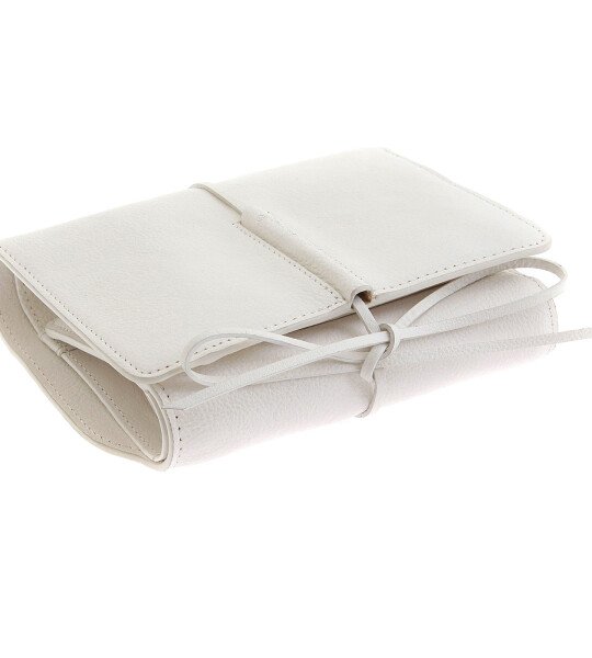 RMC JEANS 3 FOLD CREDIT CARD AND COIN POUCH PORTRAIT WHITE LEATHER WALLET FOR MEN REDM5748